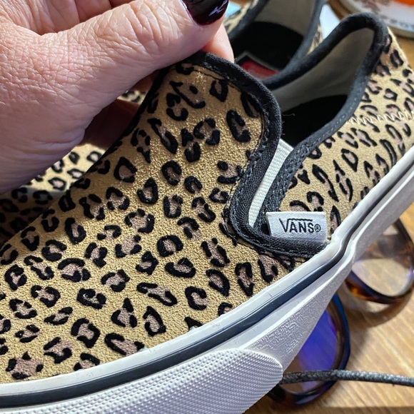 Vans Asher Deluxe Classic Leopard Cheetah Skate Sneaker Shoe SZ Women 6.5 Men 5 - Picture 2 of 10